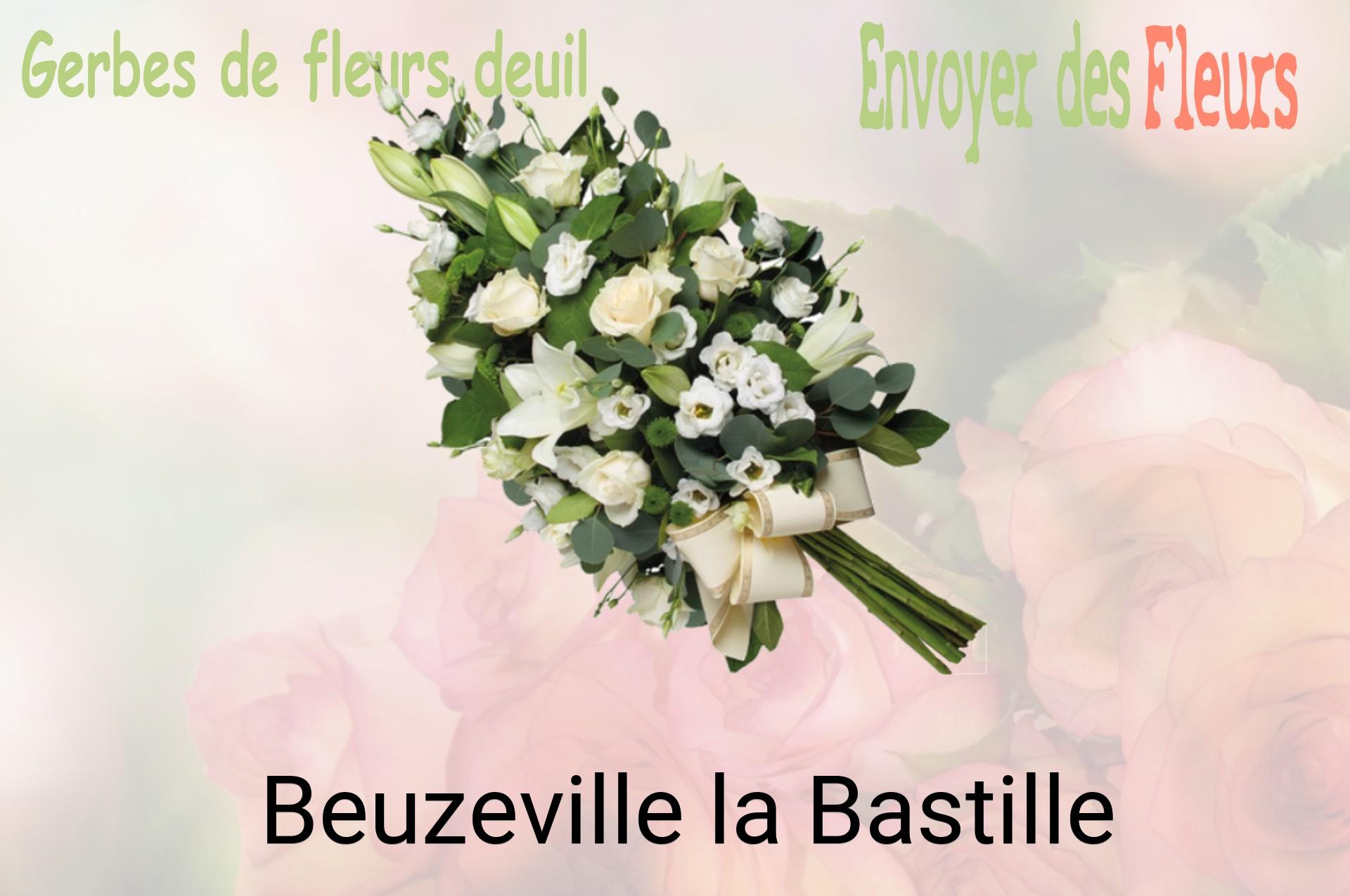 Gerbe de fleurs de deuil livrée à Beuzeville-la-Bastille